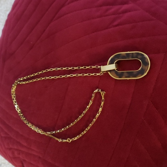 Michael Kors Jewelry Michael Kors Long Tortoise And Gold Necklace